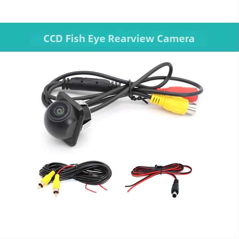 Fisheye tagumine videokaamera 170° laia vaatenurgaga, 720×480 lahutusvõime, 12V toiteallikas, IP68, NTSC, mudel QM-32