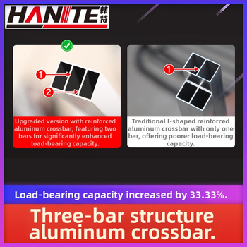 Hliníková zliatina – priečna lišta pre batožinový nosič – príslušenstvo na úpravy s možnosťou spracovania na mieru