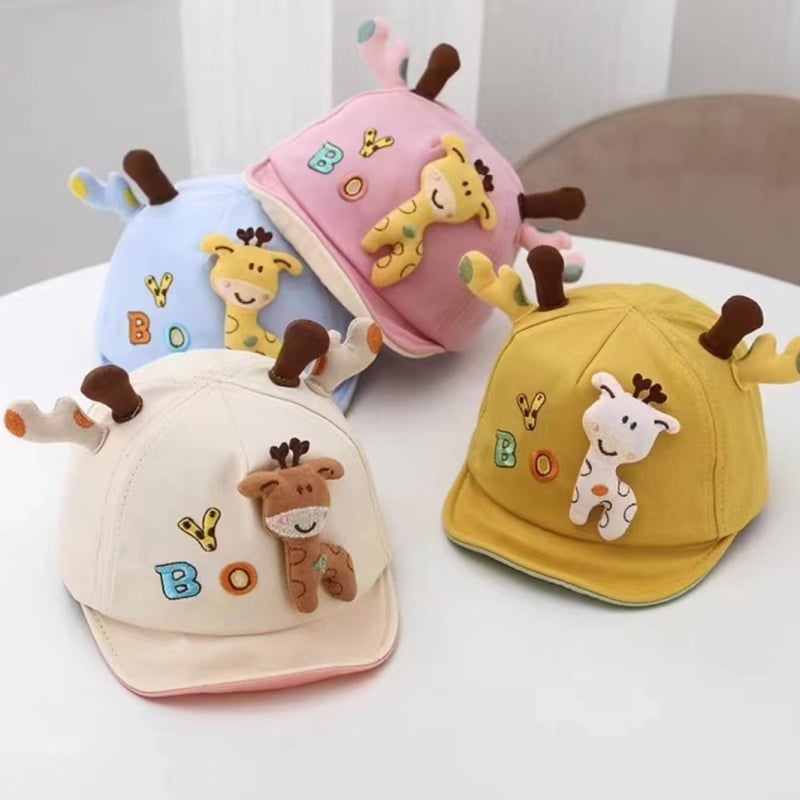 Väikelapse puuvillane baseball müts, pehme äär, kupoliline kroon, 1–2-aastastele, kevad-sügise hooaeg