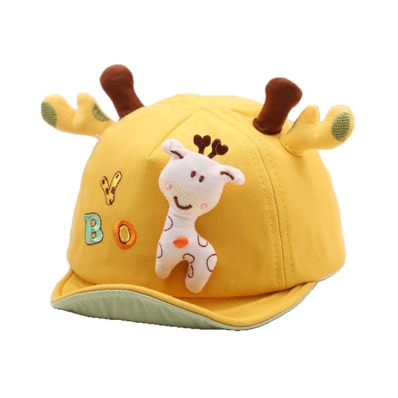 Väikelapse puuvillane baseball müts, pehme äär, kupoliline kroon, 1–2-aastastele, kevad-sügise hooaeg