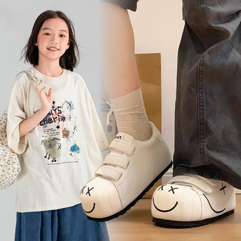 Little White Shoes – Tüdrukutele mõeldud lastekingad, pehme tald, ülemine osa: Super Fiber, Velcro sulg, madal varvas, sisetald tekstil