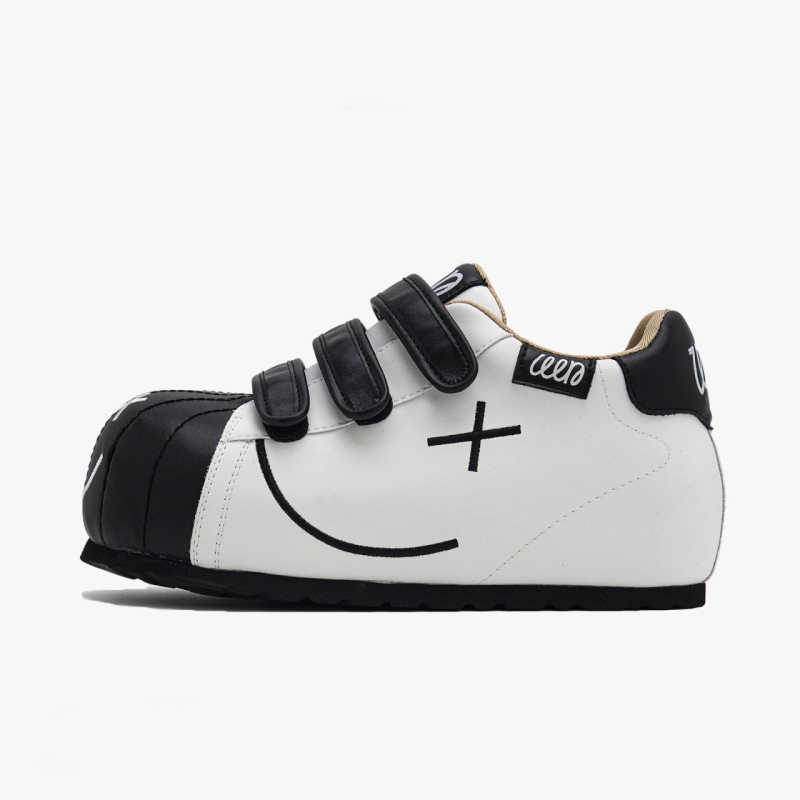 Little White Shoes – Tüdrukutele mõeldud lastekingad, pehme tald, ülemine osa: Super Fiber, Velcro sulg, madal varvas, sisetald tekstil