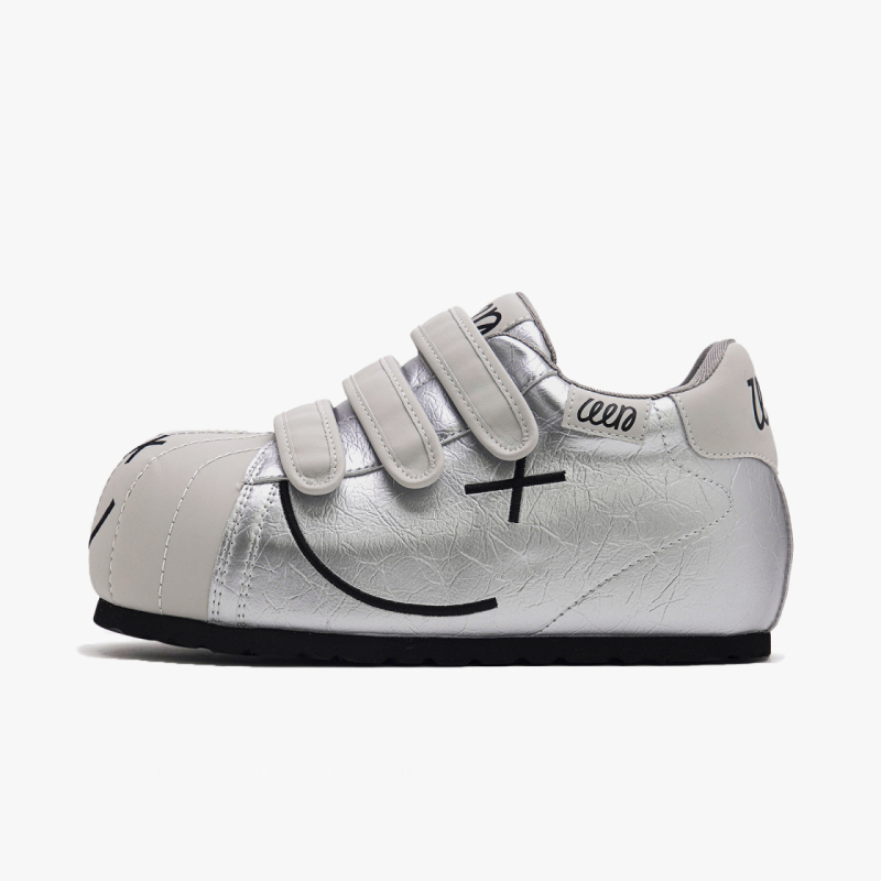 Little White Shoes – Tüdrukutele mõeldud lastekingad, pehme tald, ülemine osa: Super Fiber, Velcro sulg, madal varvas, sisetald tekstil