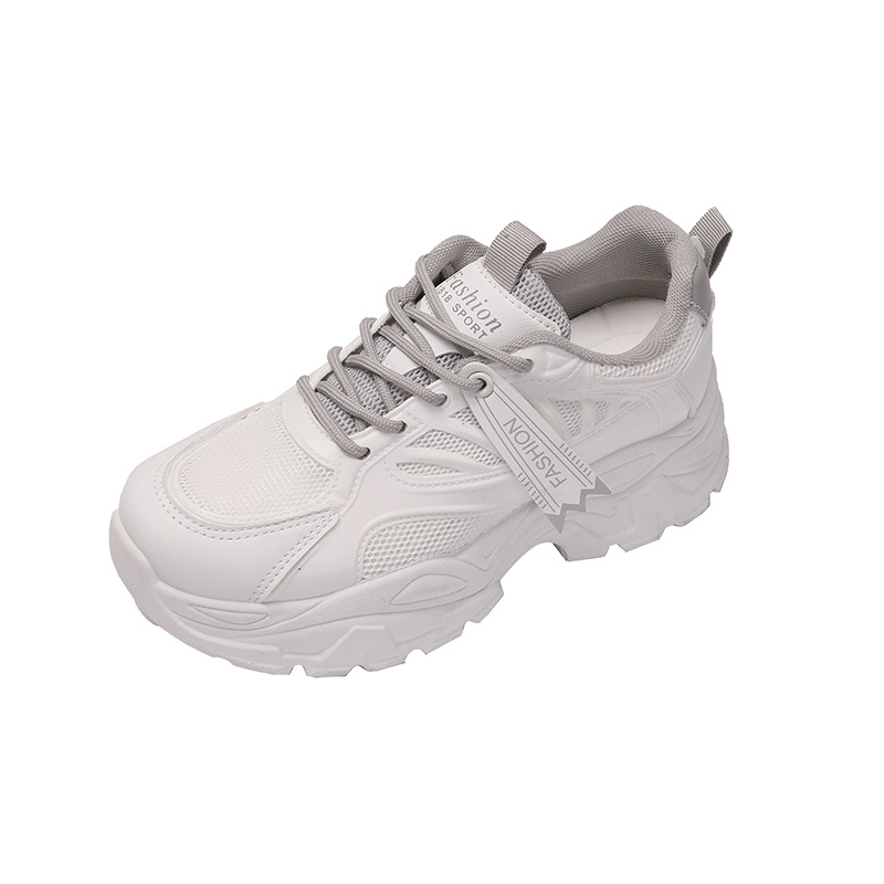 Naiste Dad Shoes kingad võrgust ülaosaga, 3–5 cm konts, sidemed, kummist tald