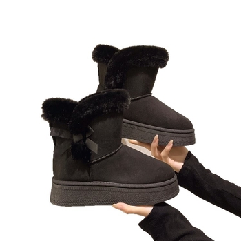 Naiste lipsuga saapad – madal varvas, SLIP-ON, ülemine: sünteetiline nahk, kummist tald, talv