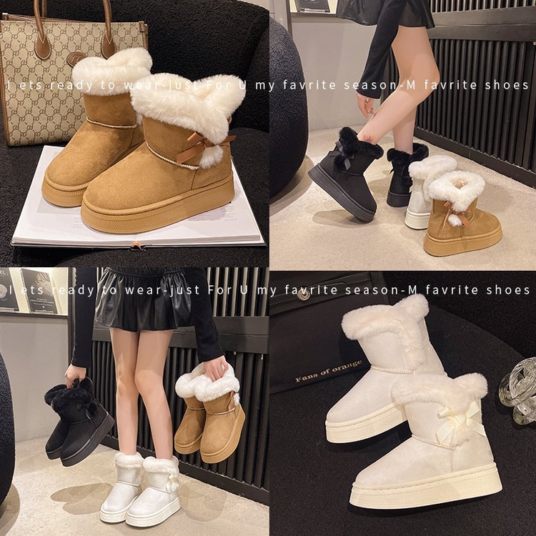 Naiste lipsuga saapad – madal varvas, SLIP-ON, ülemine: sünteetiline nahk, kummist tald, talv