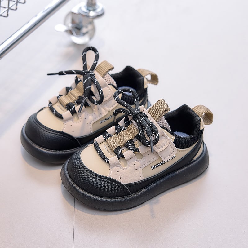 Lastejooksujalatsid – kõikide aastaaegade jaoks, PU ülemine osa, hingavad, kerged, libisemiskindel kummitald, universaalsed, Velcro kinnitused, 4–16-aastastele