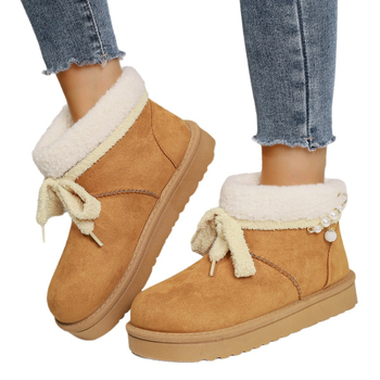 Naisten talvised loaferid fleece-voodriga, pealne kunstlik PU, kummitald, ümmargune varvas, slip-on