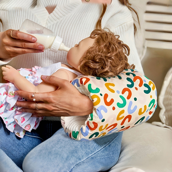 Vankúš na dojčenie pre bábätko, obdĺžnikový, výplň z polyesterových vlákien, polyesterová tkanina, 180 g