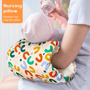 Vankúš na dojčenie pre bábätko, obdĺžnikový, výplň z polyesterových vlákien, polyesterová tkanina, 180 g