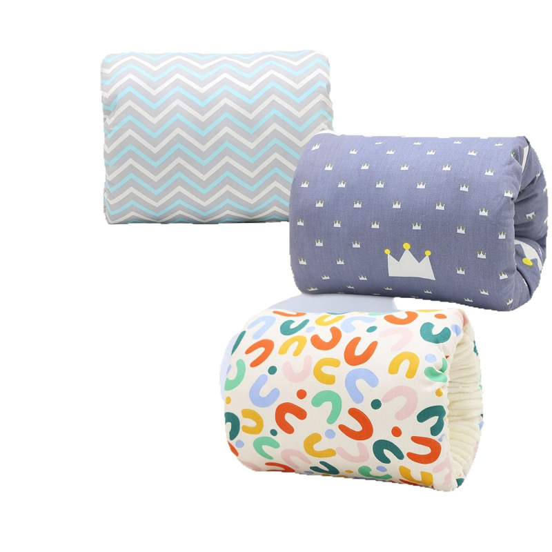 Vankúš na dojčenie pre bábätko, obdĺžnikový, výplň z polyesterových vlákien, polyesterová tkanina, 180 g