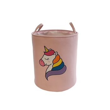 Textilný kôš na hračky s výšivkou, trojvrstvový, z látky; tlač loga a personalizácia