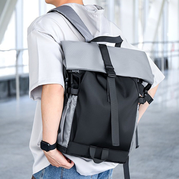 Unisex nylonový batoh, kapacita do 20 l, vhodný pre 13-palcový notebook, nepremokavý