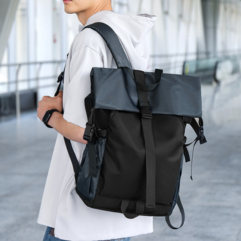 Unisex nylonový batoh, kapacita do 20 l, vhodný pre 13-palcový notebook, nepremokavý