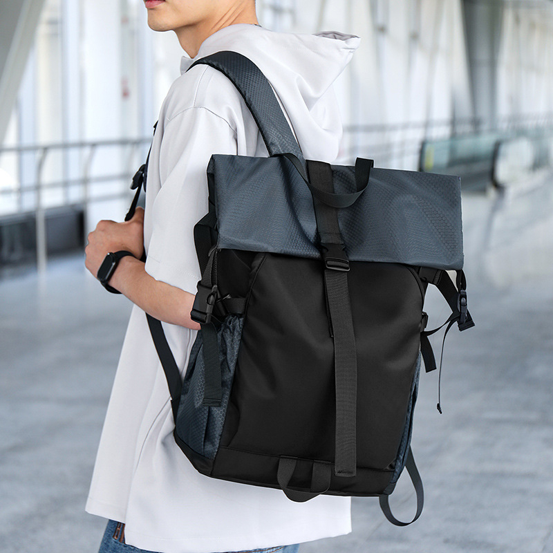 Unisex nylonový batoh, kapacita do 20 l, vhodný pre 13-palcový notebook, nepremokavý