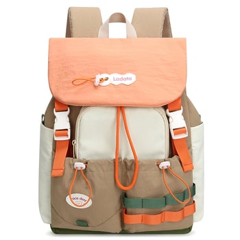 Rucsac outdoor cu două bretele, capacitate mare, ultraușor, închidere cu clapă, buzunar intern pentru telefon