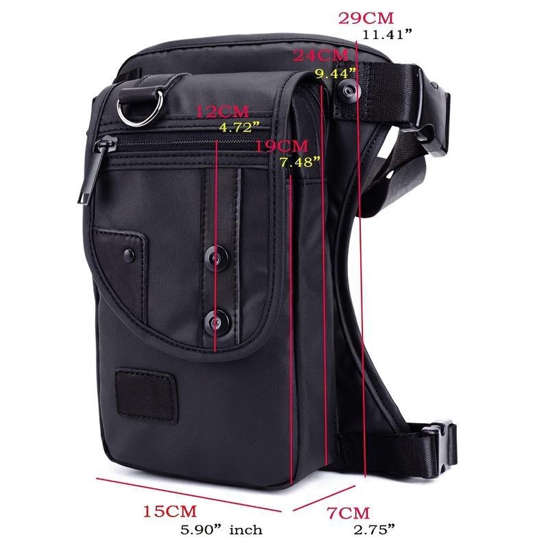 Geantă de talie pentru bărbați din PU – Stil elegant, călătorie de plăcere, model lz1730656242049388878