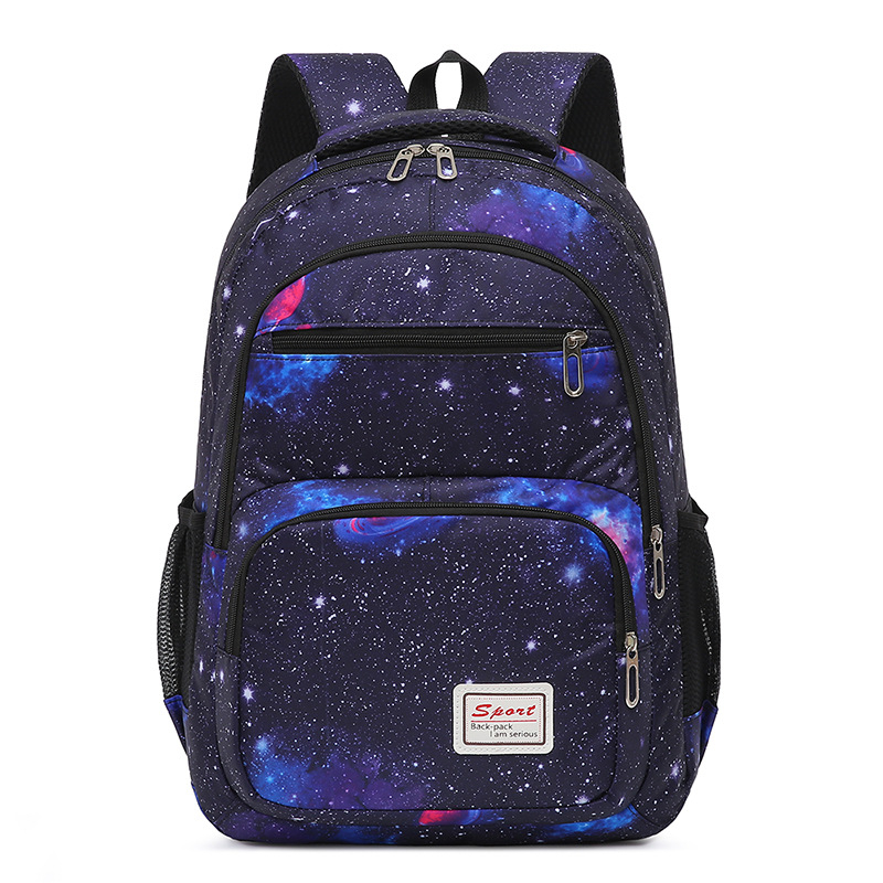 Mokyklinė kuprinė su lengvu dizainu ir nugaros apsauga, unisex Oxford audinio kuprinė su oro pagalvėmis ant pečių, skirta vidurinei mokyklai, 2025 pavasaris