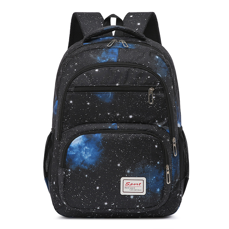 Mokyklinė kuprinė su lengvu dizainu ir nugaros apsauga, unisex Oxford audinio kuprinė su oro pagalvėmis ant pečių, skirta vidurinei mokyklai, 2025 pavasaris