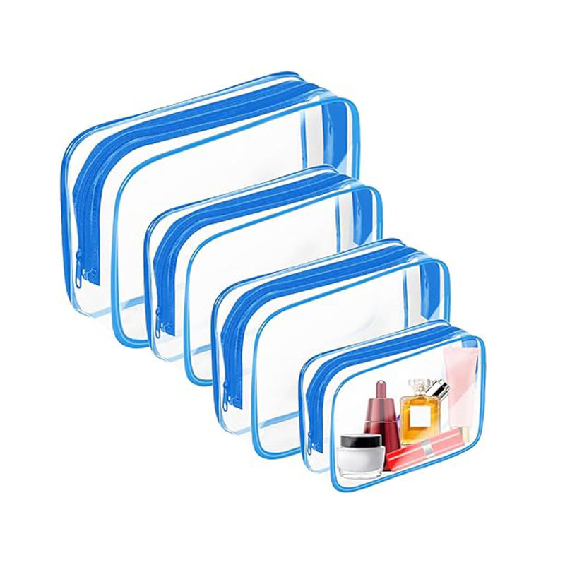 Läbipaistev PVC kosmeetika kott reisile, veekindel, kerge, laiendatav disain, suur maht.