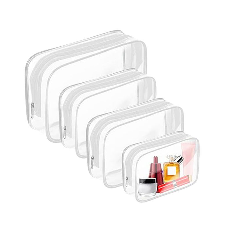 Läbipaistev PVC kosmeetika kott reisile, veekindel, kerge, laiendatav disain, suur maht.