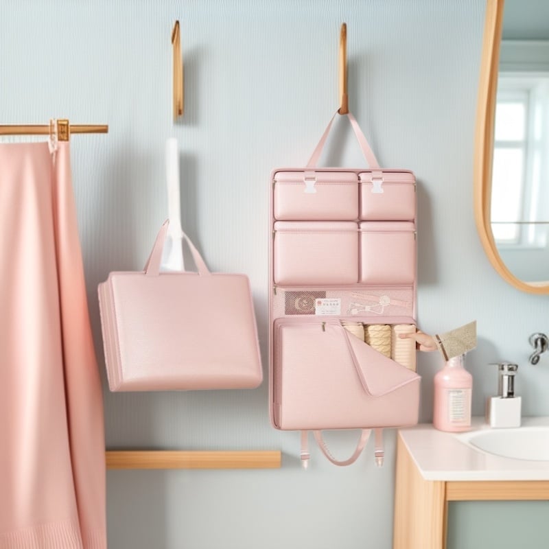 Seitse ühes reisiorganisaatorikott aluspüksite säilitustaskutega, käekoti stiilis, Twill-kangas, mitmekülgne reisidele ja ärireisidele