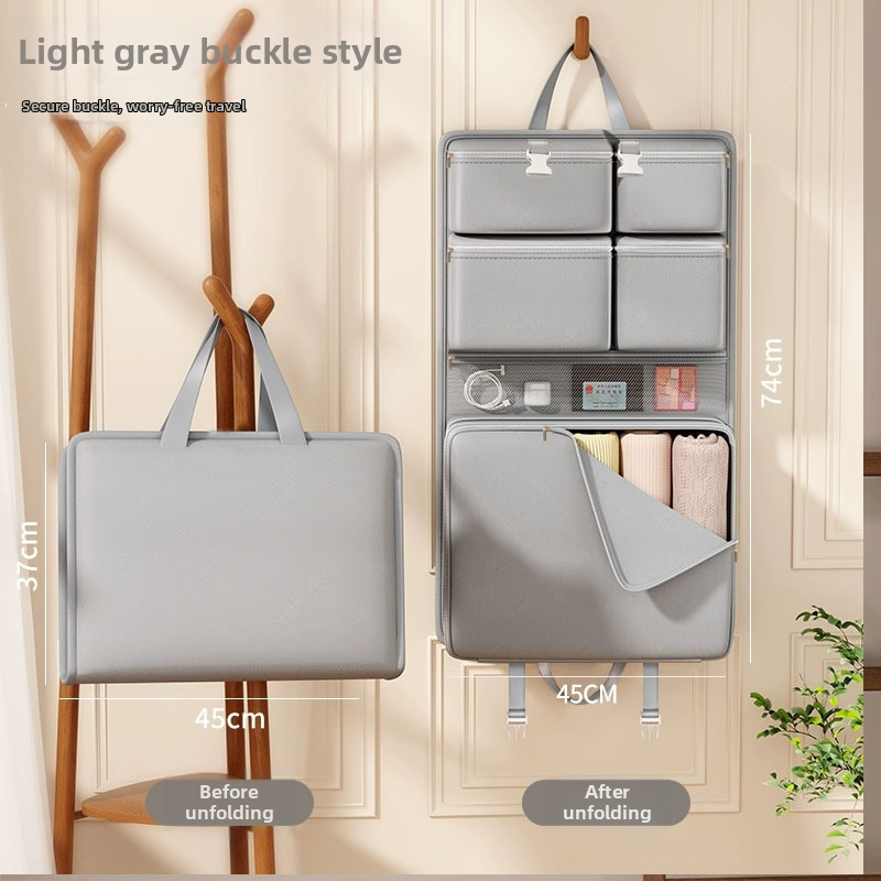 Seitse ühes reisiorganisaatorikott aluspüksite säilitustaskutega, käekoti stiilis, Twill-kangas, mitmekülgne reisidele ja ärireisidele