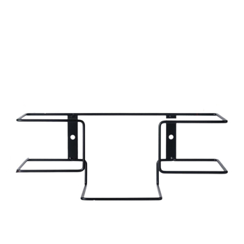 Seinasse kinnitatav kinnas hoidja, metallist, tööstuslik stiil, ühekihiline, kinnitamine kruvidega, lauakorralduseks