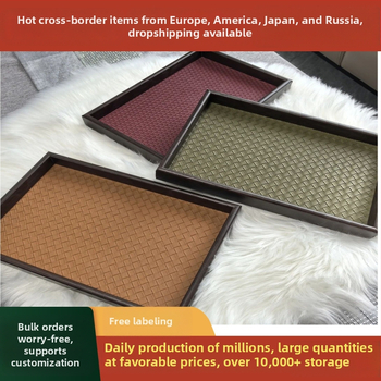 Puidust lauaehtehoiukarp, kaasaegse minimalistliku stiiliga, suur mahutavus, logotüübi trükk ja kohandamine saadaval