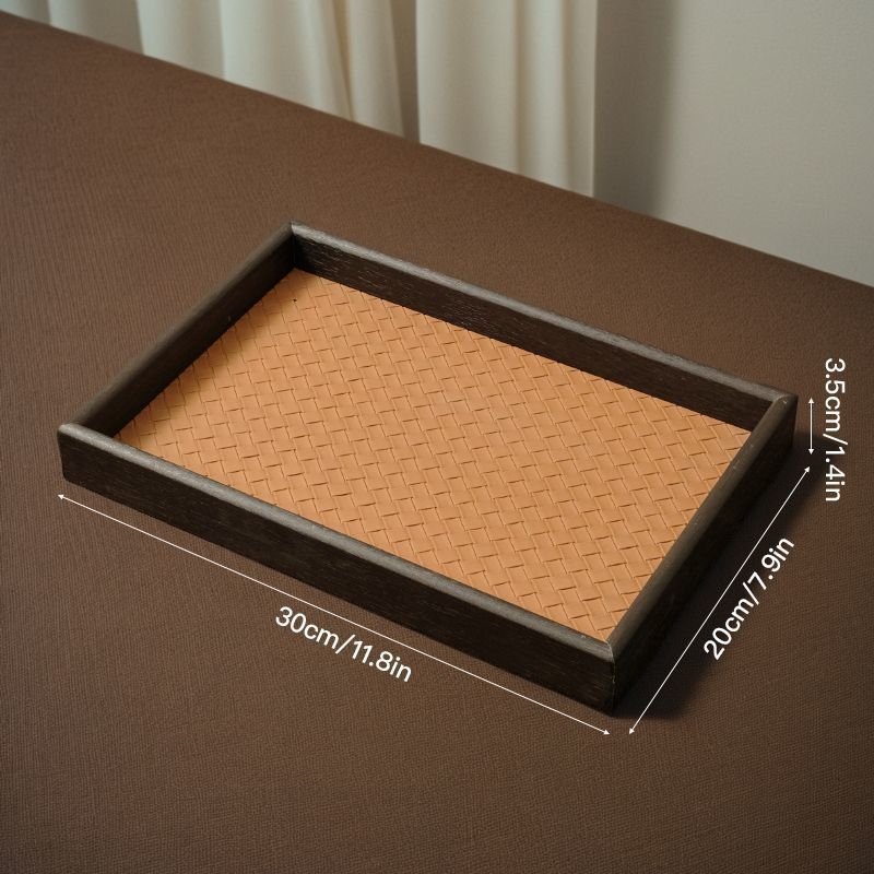 Puidust lauaehtehoiukarp, kaasaegse minimalistliku stiiliga, suur mahutavus, logotüübi trükk ja kohandamine saadaval