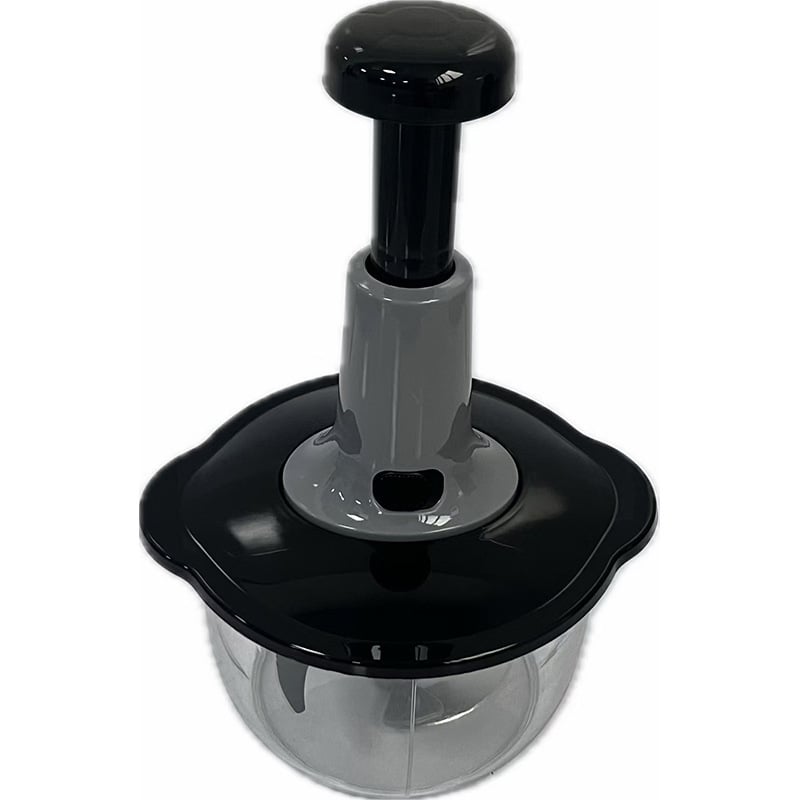 Ručný mlynček na mäso a krájač zeleniny - Kapacita 1.5–2 L, Typ tlačový, Neelektrický, Viacúčelový kuchynský pomocník