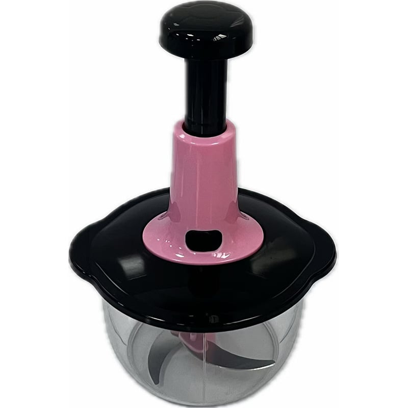 Ručný mlynček na mäso a krájač zeleniny - Kapacita 1.5–2 L, Typ tlačový, Neelektrický, Viacúčelový kuchynský pomocník