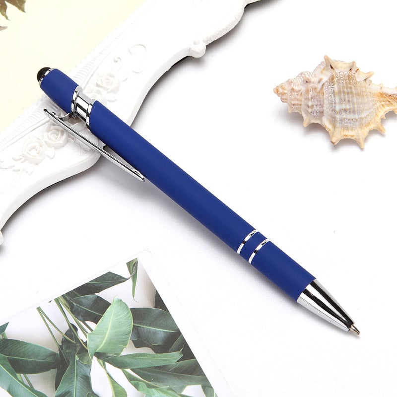 Set guľôčkových pier s inšpiratívnymi citátmi — kovové telo, hrot guľôčkový, balenie v krabici, nevymažateľné