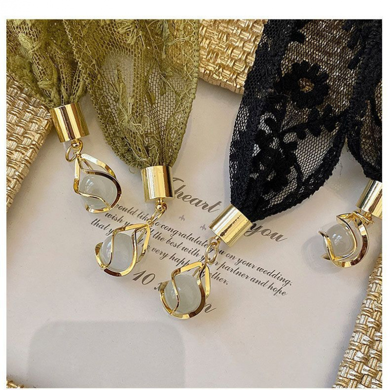 Doplnok na hlavu z čipky, ručne vyrobený, štýl víla, tvar: pletené šnúrky na vlasy, pôvod Yiwu