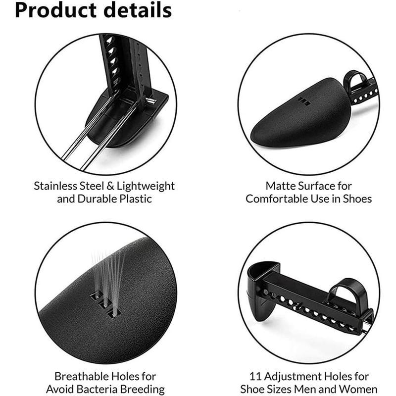 2 kusy plastových podpôr na topánky pre dámske topánky, vhodné pre textilné topánky, kód produktu zk1730812470393934244