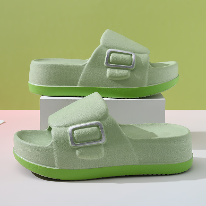 Beihan Ženske EVA Sandale s podignutim debelim potplatom, protuklizne i prozračne (Gornji dio: EVA; Potplata: EVA; Oblik prstiju: zaobljen; Podstava: nema; Stil: casual)