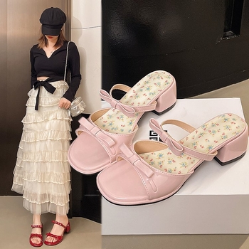 Moteriški vienos juostos sandalai – Korėjos stilius, PU viršus, SKU 616