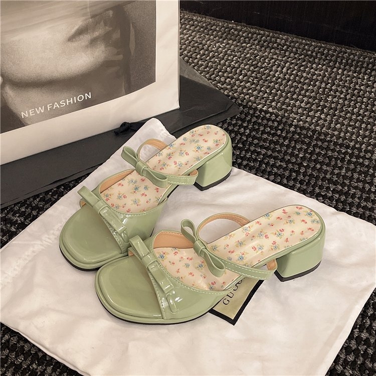 Moteriški vienos juostos sandalai – Korėjos stilius, PU viršus, SKU 616