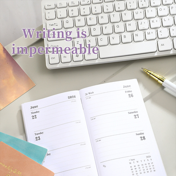 Poznámkový blok Quick: obal z imitovanej kože, viazanie s lepiacou niťou a lepidlom, Dowling papier, 70 g/m²