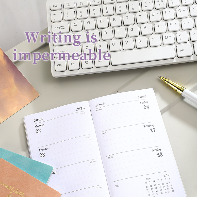 Poznámkový blok Quick: obal z imitovanej kože, viazanie s lepiacou niťou a lepidlom, Dowling papier, 70 g/m²