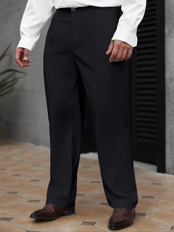 Vyrų verslo stiliaus siaurėjančios kelnės iš corduroy lino, viengubas užsegimas