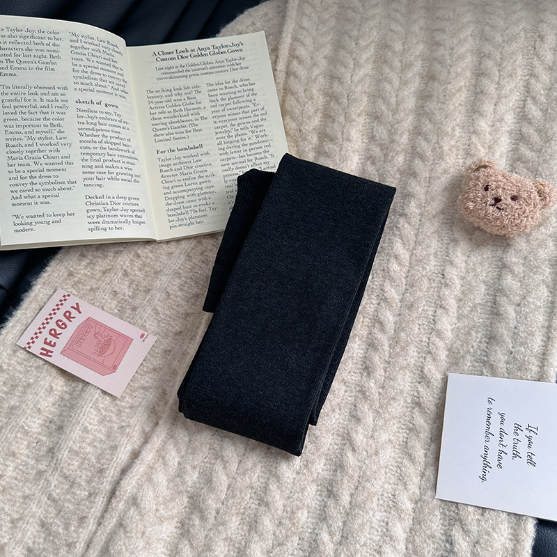 Женски чорапогащи от найлон с флисово вътрешно покритие за зима, удължени, висока талия, повдигане на дупето