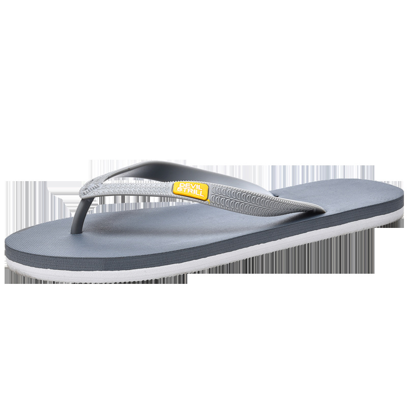 DEVIL STRILL Pánske flip-flopy – mladistvý štýl, otvorená špička, EVA horná časť, gumová podrážka, bez zapínania