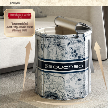 Domáci kád na nohy, keramický materiál, prenosný a zložený, izolácia s konštantnou teplotou, CE certifikát