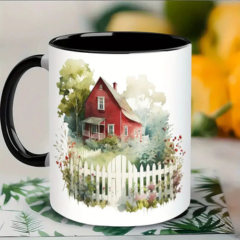 Keramička šalica s DIY tiskom logotipa, kineskog stila, za ured ili dom