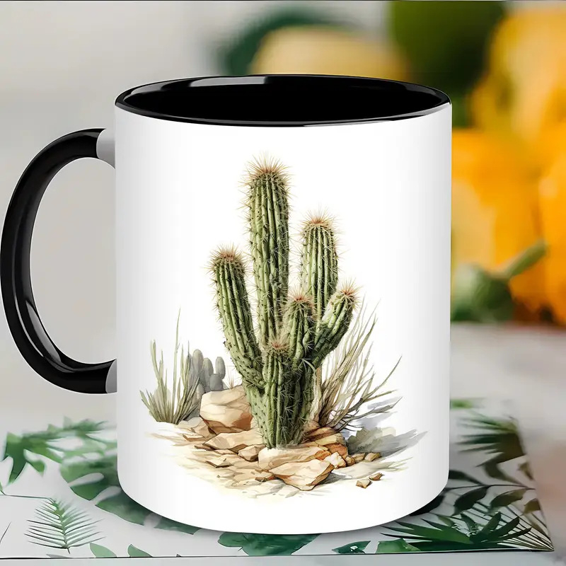 Keramička šalica s DIY tiskom logotipa, kineskog stila, za ured ili dom