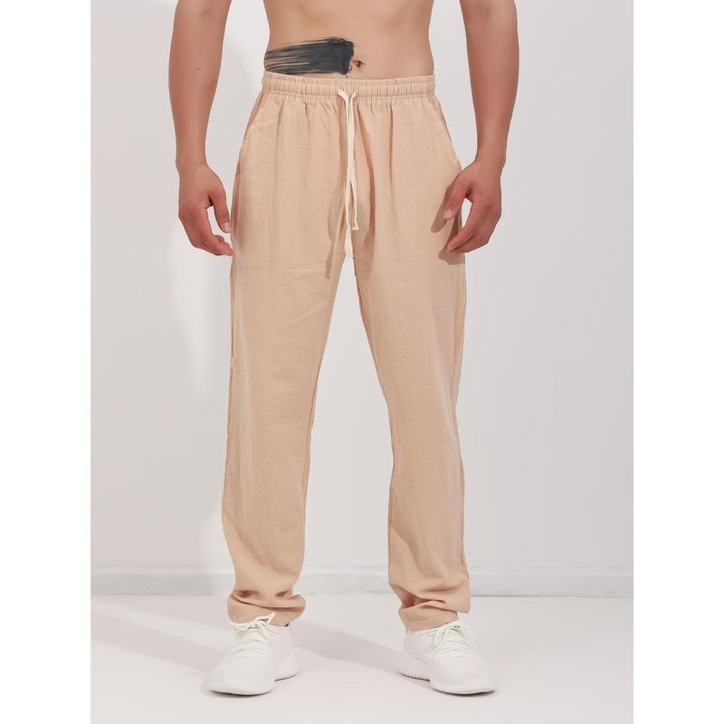 Pánske voľné nohavice s elastickým šnúrkou (Hlavný materiál: akryl; Hrúbka tkaniny: Extra hrubá; Funkcia: Teplo; Produktový kód: lz1731365947496698833)