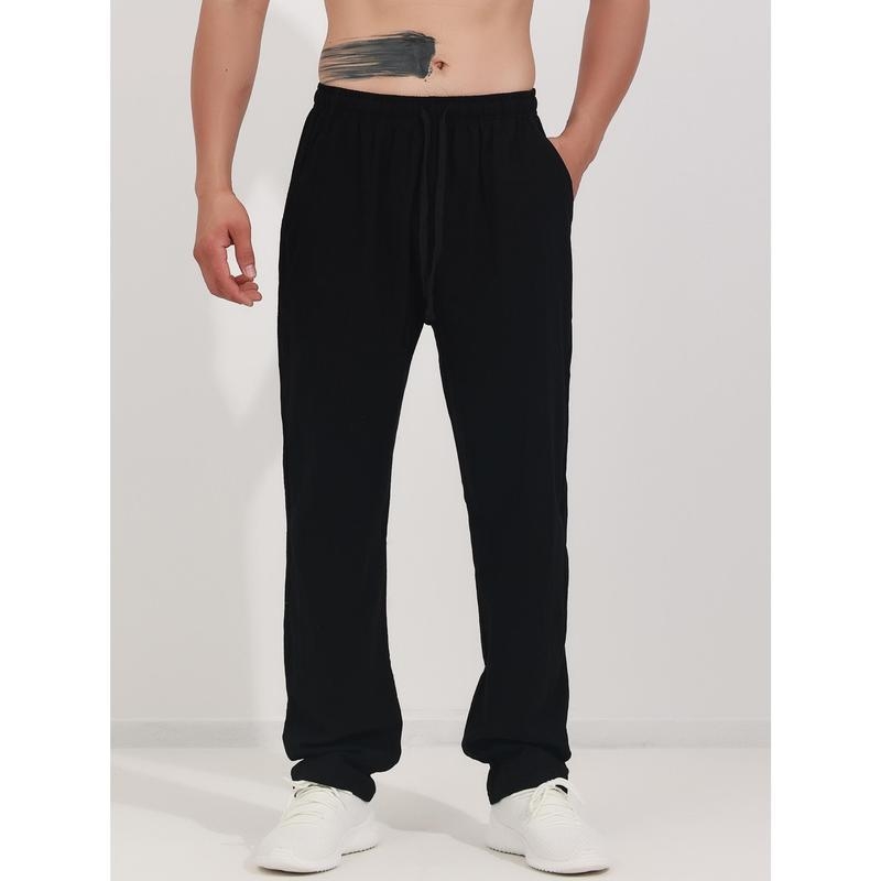 Pánske voľné nohavice s elastickým šnúrkou (Hlavný materiál: akryl; Hrúbka tkaniny: Extra hrubá; Funkcia: Teplo; Produktový kód: lz1731365947496698833)