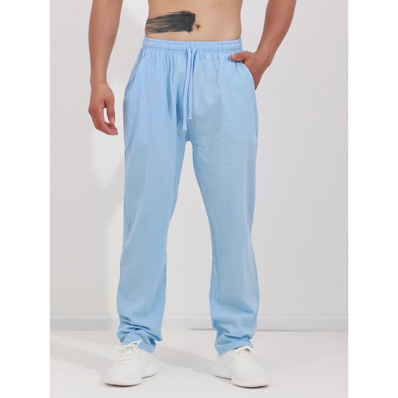 Pánske voľné nohavice s elastickým šnúrkou (Hlavný materiál: akryl; Hrúbka tkaniny: Extra hrubá; Funkcia: Teplo; Produktový kód: lz1731365947496698833)