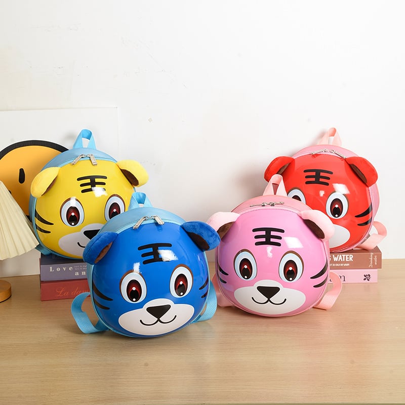 Detský batoh s tigrovým motívom, EVA materiál, odolný voči opotrebeniú, ramenné popruhy s vankúšom vzduchu, podšívka z polyesteru, pre malých školákov